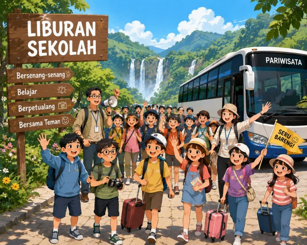 Panduan Lengkap Liburan Sekolah Rombongan: Seru, Hemat, dan Bebas Ribet 1 Liburan Sekolah Rombongan